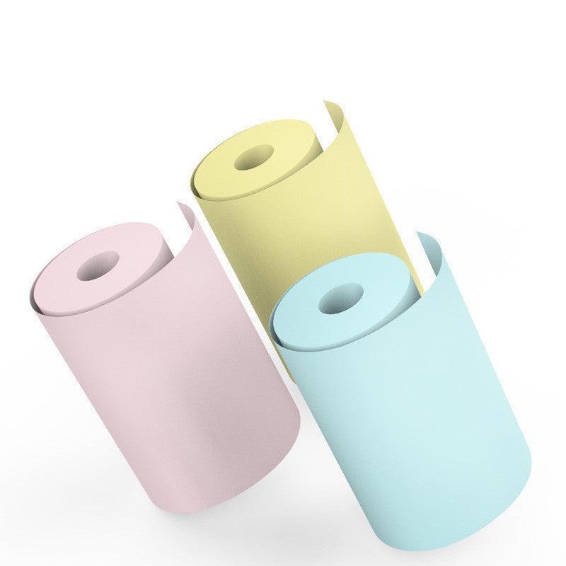 Peripage Mini Bluetooth Thermal Printer | No Ink | Photos, Labels & Stickers | 79×42×79mm | iOS & Android | Blue, Pink, Red & White | Printer & Paper Bundles