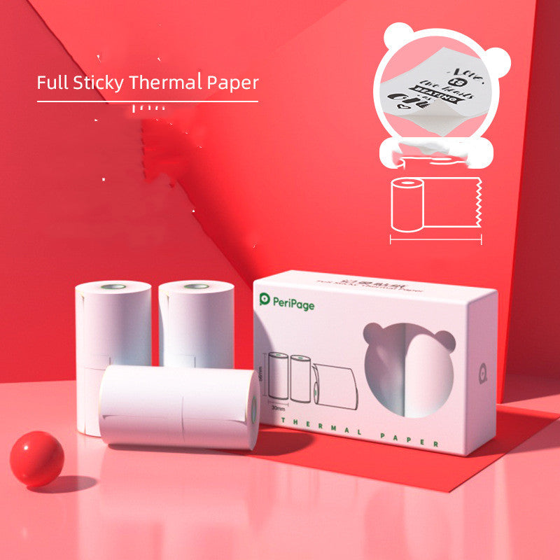Portable Mini Thermal Label Printer | 203 & 304 DPI | Rechargeable | Thermal, Sticker & Label Paper | 5 Colours
