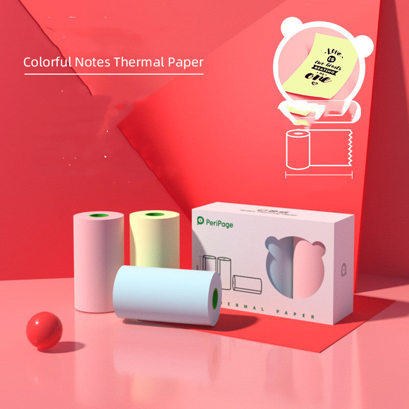 Portable Mini Thermal Label Printer | 203 & 304 DPI | Rechargeable | Thermal, Sticker & Label Paper | 5 Colours