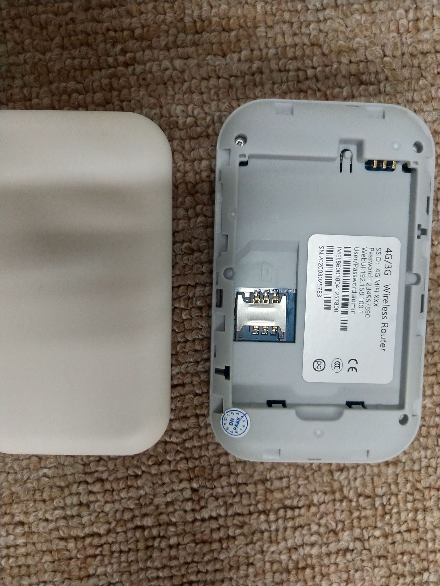 Portable 4G Wireless Router | 100Mbps, Built-In Firewall, FDD/TDD, Compact Travel & Car WiFi