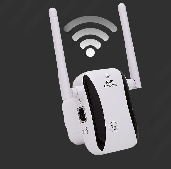 WiFi Wireless Repeater & Range Extender | 802.11n, Lightning Protection, 110–240V | EU/US/UK/AU Plug