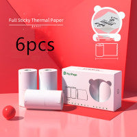 Portable Mini Thermal Label Printer | 203 & 304 DPI | Rechargeable | Thermal, Sticker & Label Paper | 5 Colours