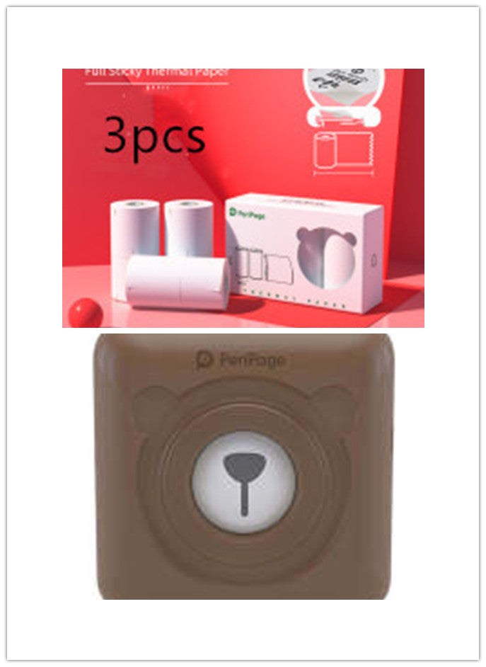 Portable Mini Thermal Label Printer | 203 & 304 DPI | Rechargeable | Thermal, Sticker & Label Paper | 5 Colours