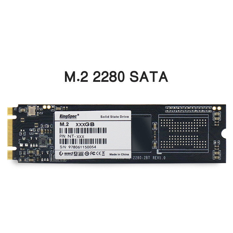 KingSpec M.2 NGFF 2280 SATA SSD | 500MB/s Read, 3D NAND | 128GB to 2TB | Laptop & Desktop Upgrade