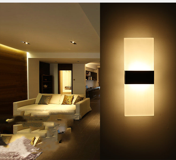 Rechargeable LED Wall Lamp | USB | 2000mAh | 3W & 6W | 3000K & 6500K | Acrylic Shade | 14×6cm, 22×11cm & 29×11cm | Black & White | Cabinet, Bedroom & Hallway Light