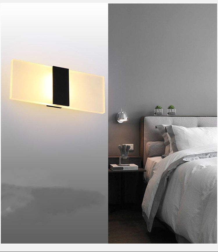 Rechargeable LED Wall Lamp | USB | 2000mAh | 3W & 6W | 3000K & 6500K | Acrylic Shade | 14×6cm, 22×11cm & 29×11cm | Black & White | Cabinet, Bedroom & Hallway Light