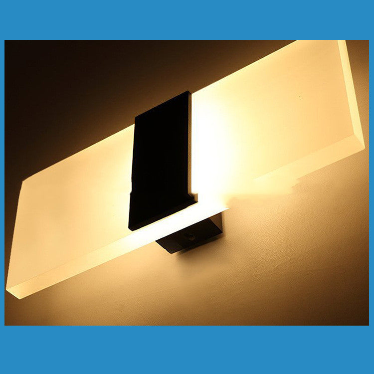Rechargeable LED Wall Lamp | USB | 2000mAh | 3W & 6W | 3000K & 6500K | Acrylic Shade | 14×6cm, 22×11cm & 29×11cm | Black & White | Cabinet, Bedroom & Hallway Light