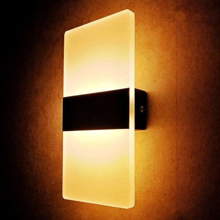 Rechargeable LED Wall Lamp | USB | 2000mAh | 3W & 6W | 3000K & 6500K | Acrylic Shade | 14×6cm, 22×11cm & 29×11cm | Black & White | Cabinet, Bedroom & Hallway Light