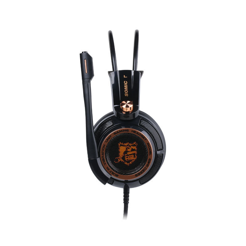 USB Wired Noise-Cancelling PC Headset | Over-Ear | 40mm Driver | 20–20kHz | 2.2m Cable | Gaming & Office | Black