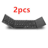 Folding Bluetooth 3.0 Keyboard | 64 Keys | 140mAh | <15m Range | 300K Key Life | ABS | Black & White | Single & Twin Pack