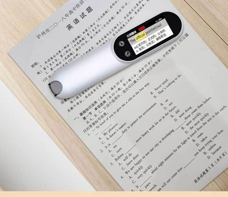 3rd Gen WiFi Smart Scanning & Translation Pen | 16GB, OCR, Offline Translation | English & Chinese | Pearl White