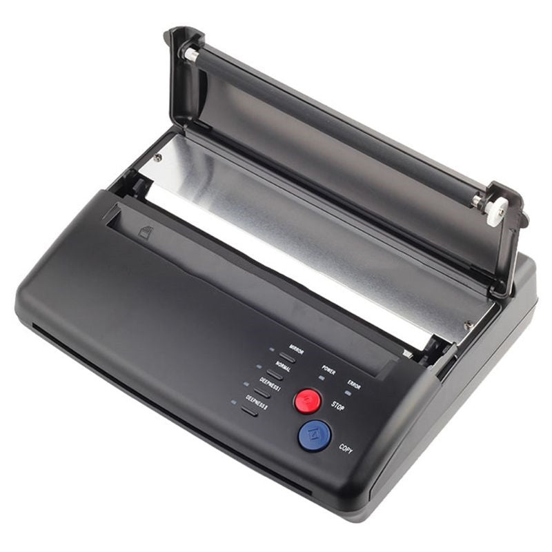 Tattoo Stencil Transfer Machine | Essence Transfer Stamp Desk, 110-220V, Black, AU/EU/UK/US Plug