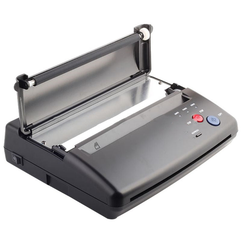 Tattoo Stencil Transfer Machine | Essence Transfer Stamp Desk, 110-220V, Black, AU/EU/UK/US Plug