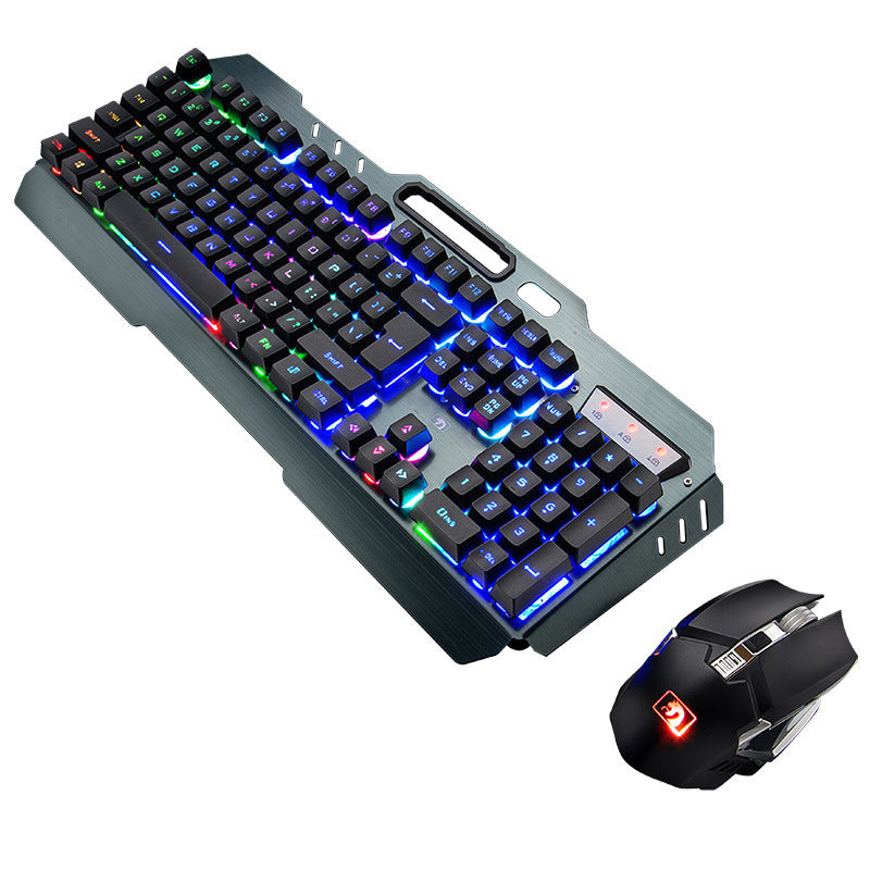 Xinmeng 670 Wireless RGB Keyboard & Mouse Combo | 2400 DPI | Backlit | Waterproof | 3 Color Options
