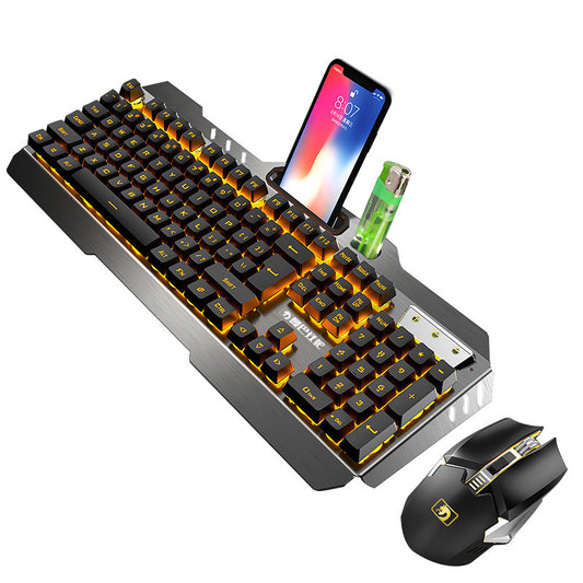 Xinmeng 670 Wireless RGB Keyboard & Mouse Combo | 2400 DPI | Backlit | Waterproof | 3 Color Options