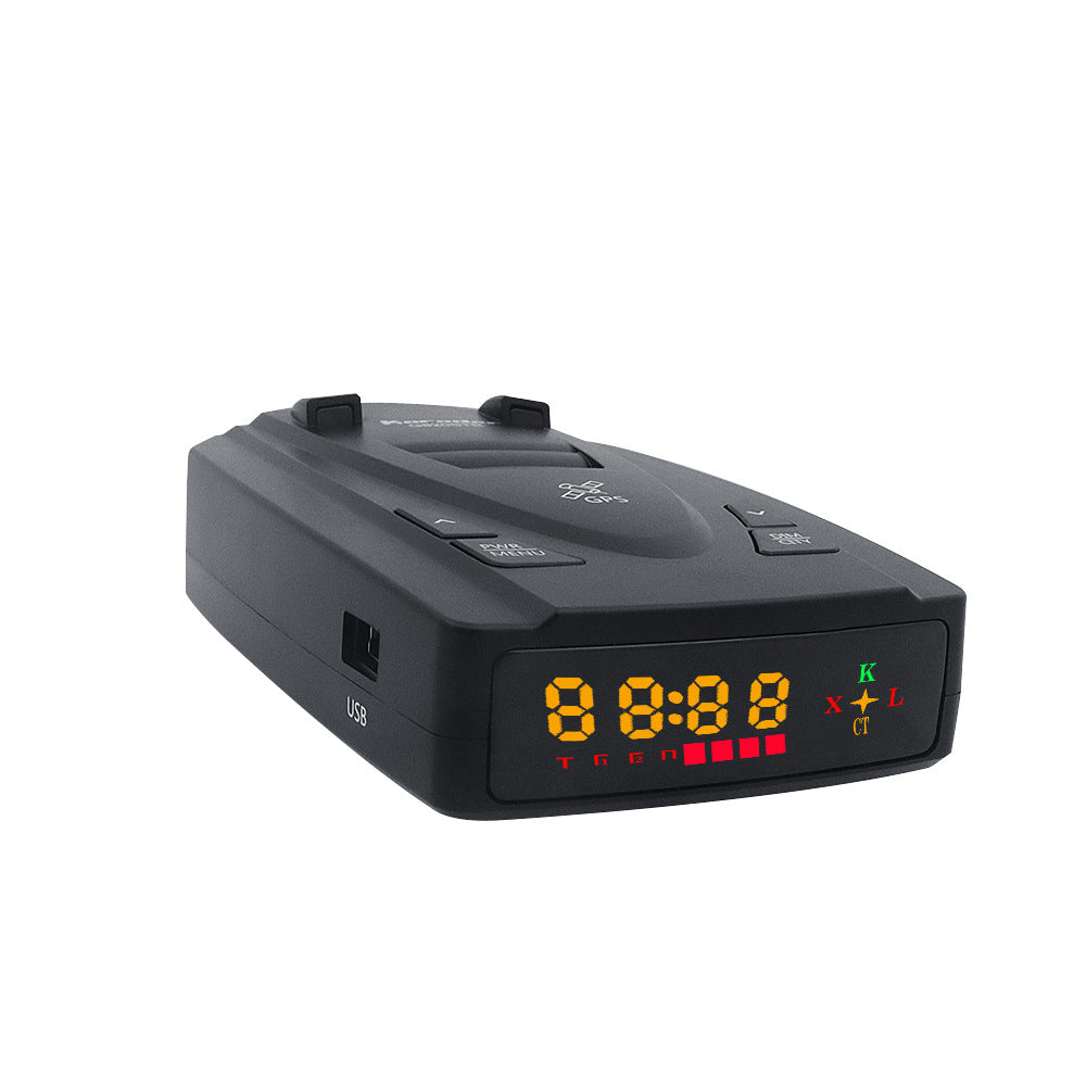 VG-2 Car Radar & GPS Speed Detector | LED Display, 5V, Anti-Radar Detection, Black