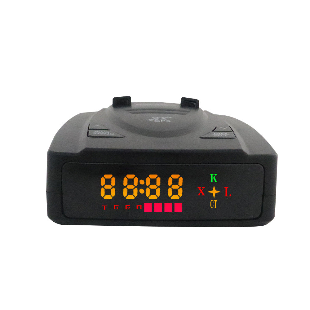 VG-2 Car Radar & GPS Speed Detector | LED Display, 5V, Anti-Radar Detection, Black