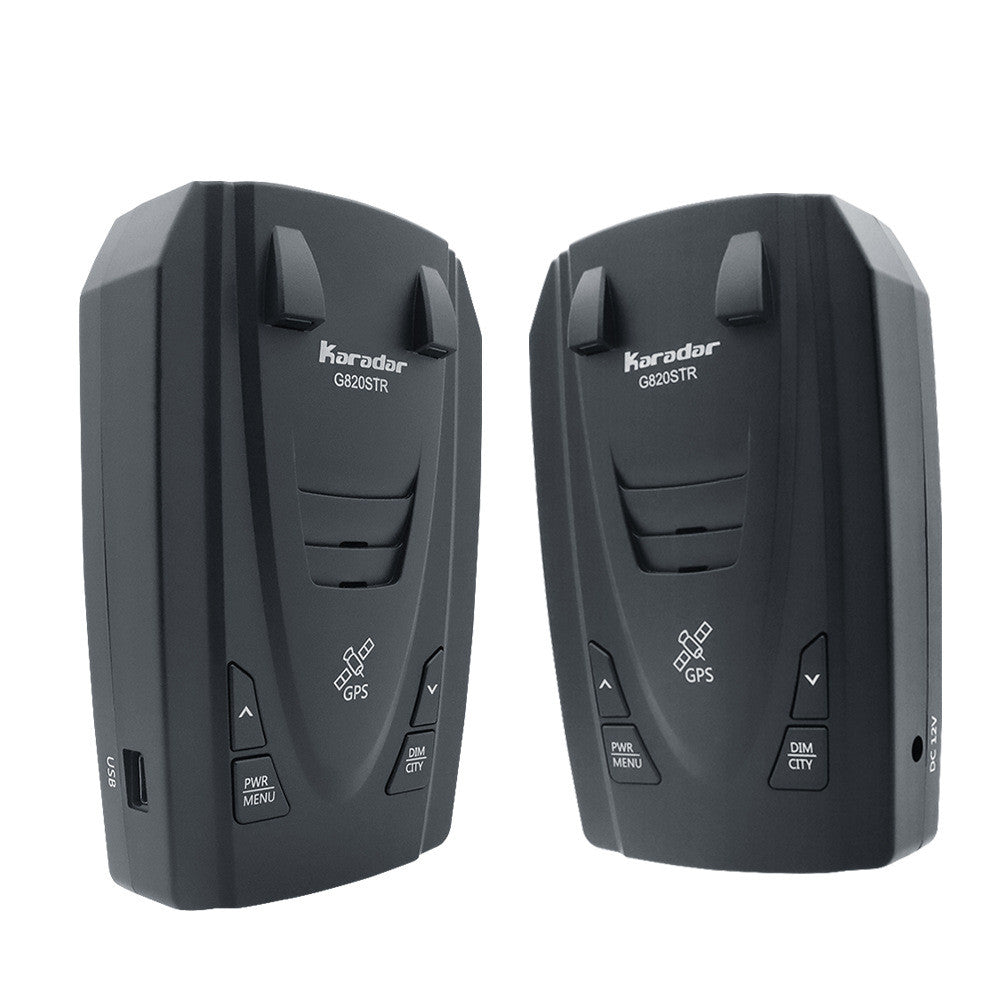 VG-2 Car Radar & GPS Speed Detector | LED Display, 5V, Anti-Radar Detection, Black