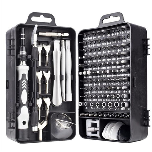 Chrome Vanadium Multi-Function Screwdriver Set | 135-in-1 & 138-in-1 | Explosion-Proof | Non-Slip | Precision & Heavy-Duty Bits | Home, Electronics & Auto Repair | 8 Colours