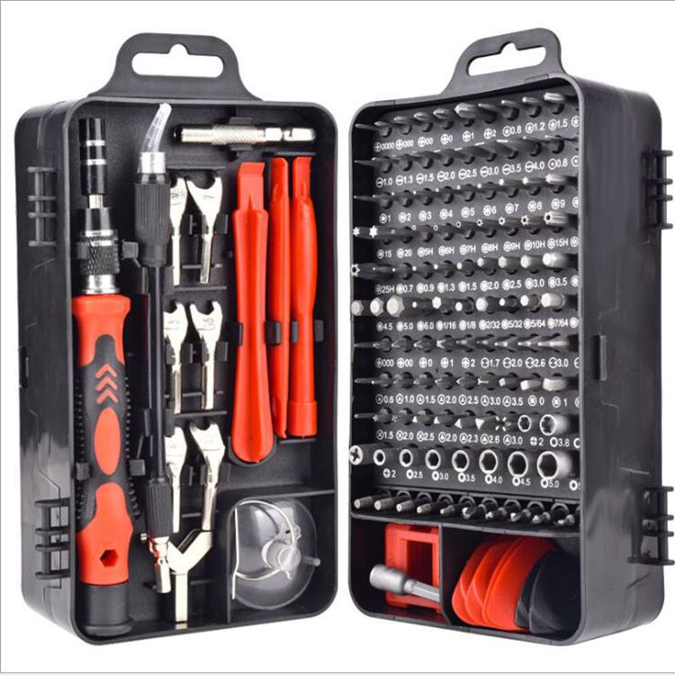 Chrome Vanadium Multi-Function Screwdriver Set | 135-in-1 & 138-in-1 | Explosion-Proof | Non-Slip | Precision & Heavy-Duty Bits | Home, Electronics & Auto Repair | 8 Colours