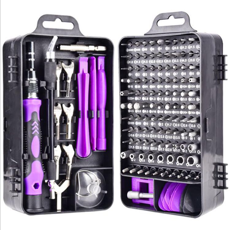 Chrome Vanadium Multi-Function Screwdriver Set | 135-in-1 & 138-in-1 | Explosion-Proof | Non-Slip | Precision & Heavy-Duty Bits | Home, Electronics & Auto Repair | 8 Colours