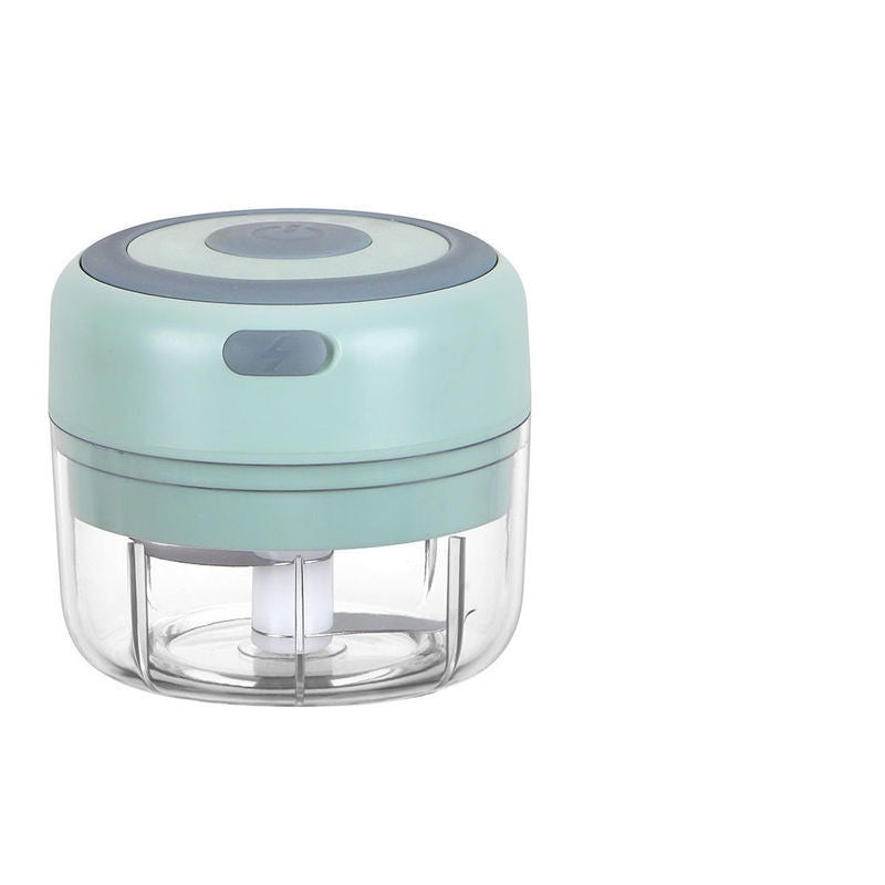 Mini Electric USB Rechargeable Garlic & Food Chopper | 30W | 1200mAh | BPA-Free | Stainless Steel Blade | 100ml, 250ml & 350ml | Green, Pink & White | Kitchen Tool