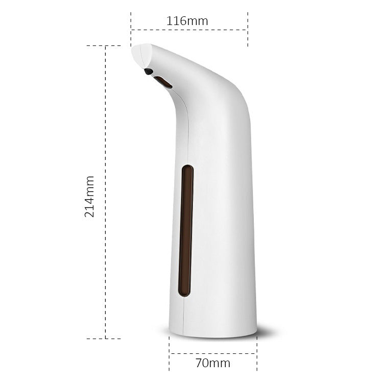 Automatic Sensor Soap Dispenser | Touchless | 5cm IR Sensor | ABS | 214×70×116mm | Bathroom & Kitchen | White