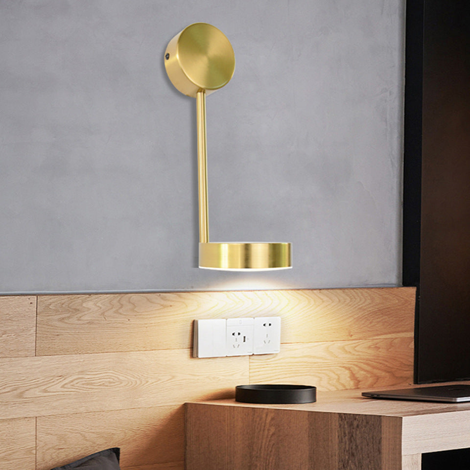 Square LED Wall Sconce | Acrylic Shade | AC85–265V | 100×400mm | Gold Switch & Without Switch | Cold White, Neutral & Warm White | Bedside & Background Wall