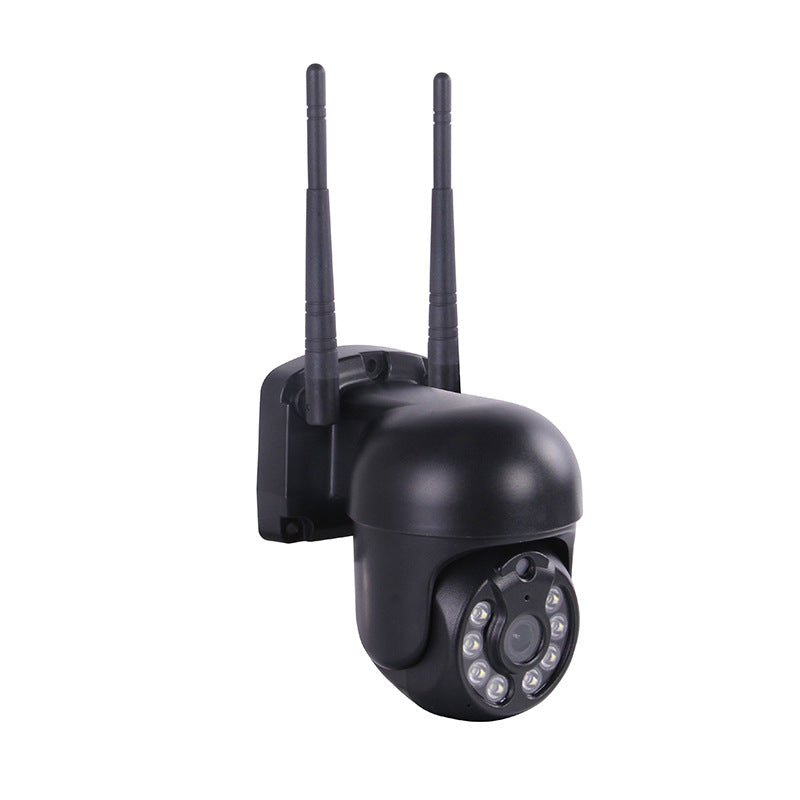 1080P WiFi Spherical Security Camera | 2MP, 3.6mm Lens | Remote Mobile Monitoring | EU & US Plug | White