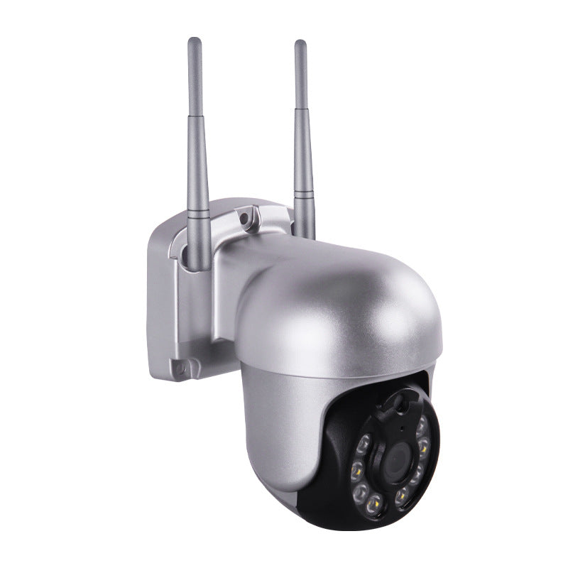 1080P WiFi Spherical Security Camera | 2MP, 3.6mm Lens | Remote Mobile Monitoring | EU & US Plug | White