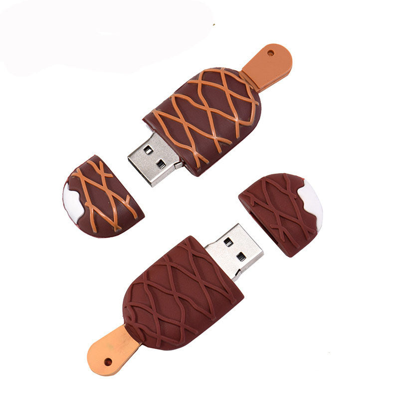 Ice Cream Novelty USB Flash Drive | Silicone Cartoon Design | 4GB–128GB | USB 2.0 | Custom OEM