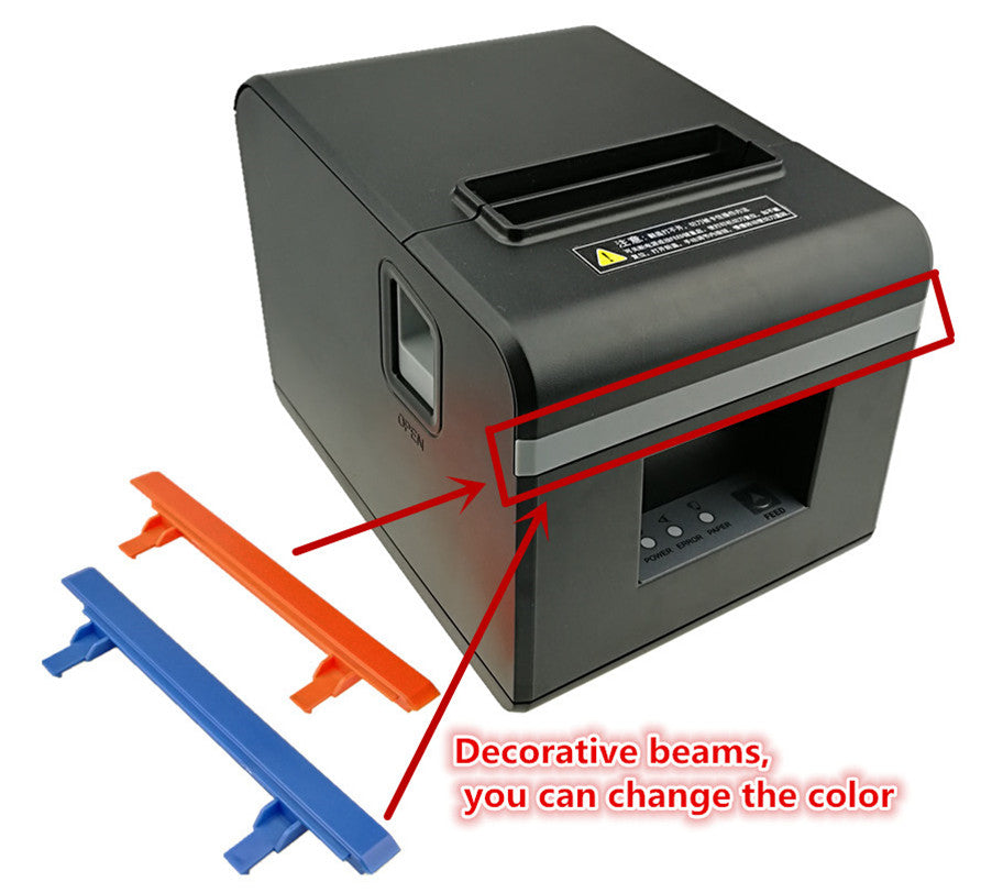 80mm Bluetooth Thermal Receipt Printer | Restaurant Kitchen POS | Bill Ticket Printer | 80x80mm Paper Roll