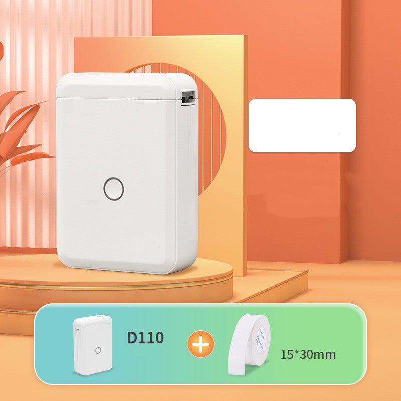 D110 Bluetooth Thermal Label Printer | 203dpi, 1200mAh | Portable Home & Office Sticker Printer