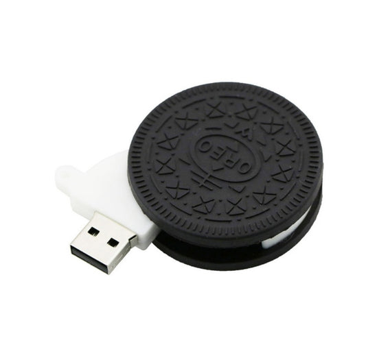 Sandwich Cookie USB Flash Drive | USB 3.0 | 4GB–64GB | Novelty Gift | 90MB/s Read Speed