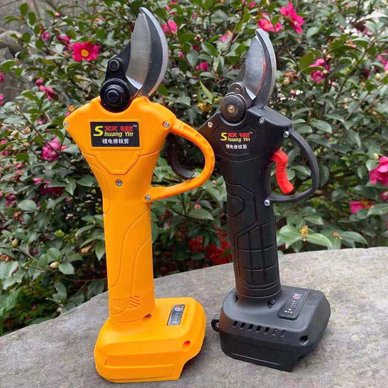 SY350 Electric Pruning Shears | DC21V Lithium Battery, 35mm Cut, 2300 RPM, 2 Batteries Included