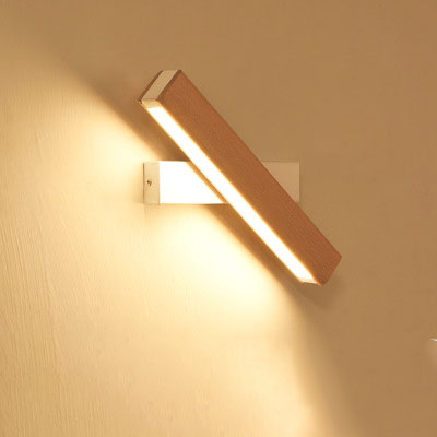 Wooden LED Wall Sconce | 4W & 6W | Warm, Neutral & White Light | 111–240V | Wood Shade | Modern Minimalist | Small & Large | Black & White | Living Room, Bedroom & Dining