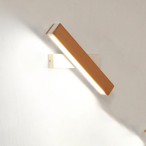 Wooden LED Wall Sconce | 4W & 6W | Warm, Neutral & White Light | 111–240V | Wood Shade | Modern Minimalist | Small & Large | Black & White | Living Room, Bedroom & Dining