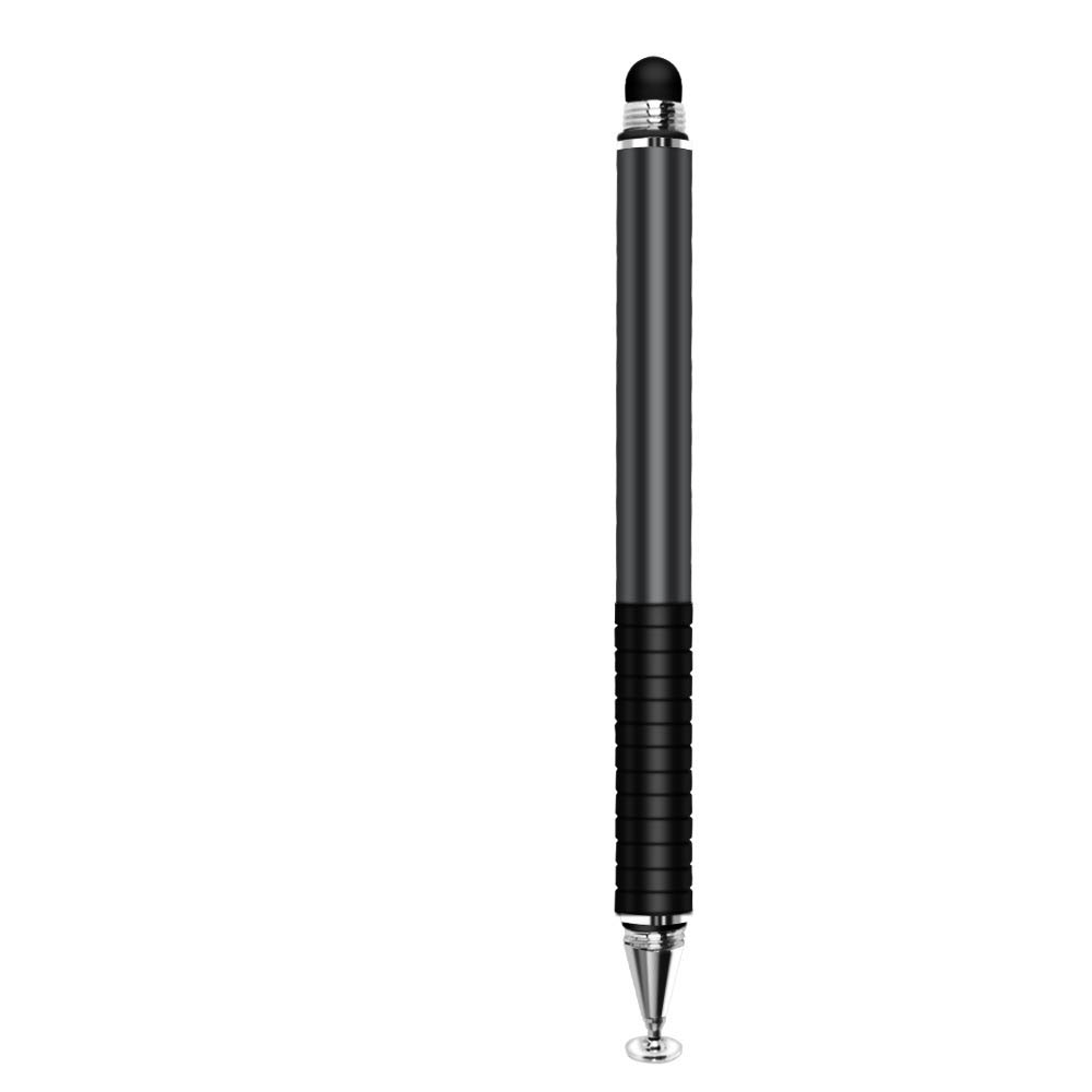 2-in-1 Metal Stylus Pen | Cloth Tip & Round Tip | Universal for Android & iOS | Black, Grey, Pink, Silver