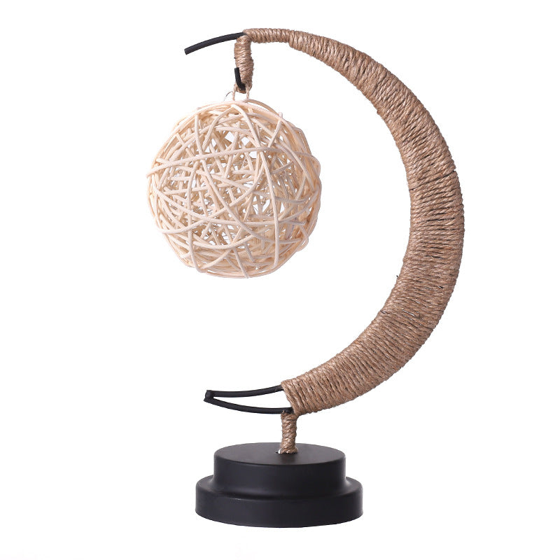 Glass Pendant LED Fairy String Light | 2m | 20 LEDs | Copper Wire | Apple, Ball, Star & Rattan | Battery & USB | Room & Party Decor