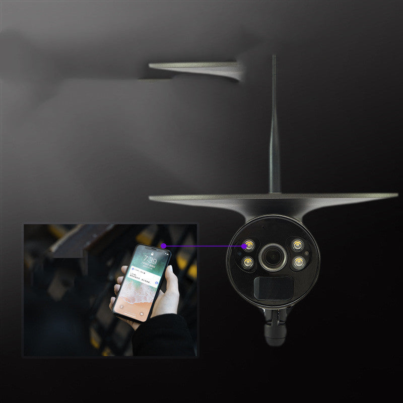 Solar-Powered 4G WiFi Outdoor Security Camera | 1080p Full Colour Night Vision | Remote Monitoring | Black