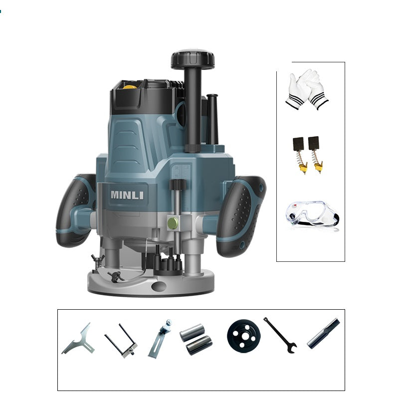 Multifunctional Electric Wood Router & Trimmer | 930W / 1650W / 2200W, 22000 RPM, 12.7mm Chuck