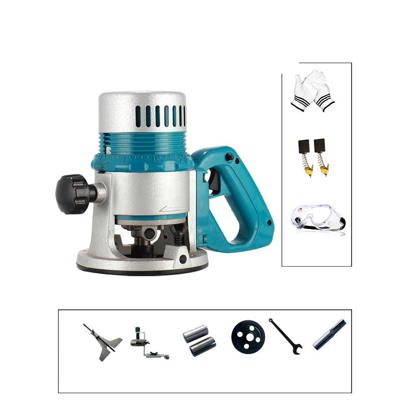 Multifunctional Electric Wood Router & Trimmer | 930W / 1650W / 2200W, 22000 RPM, 12.7mm Chuck