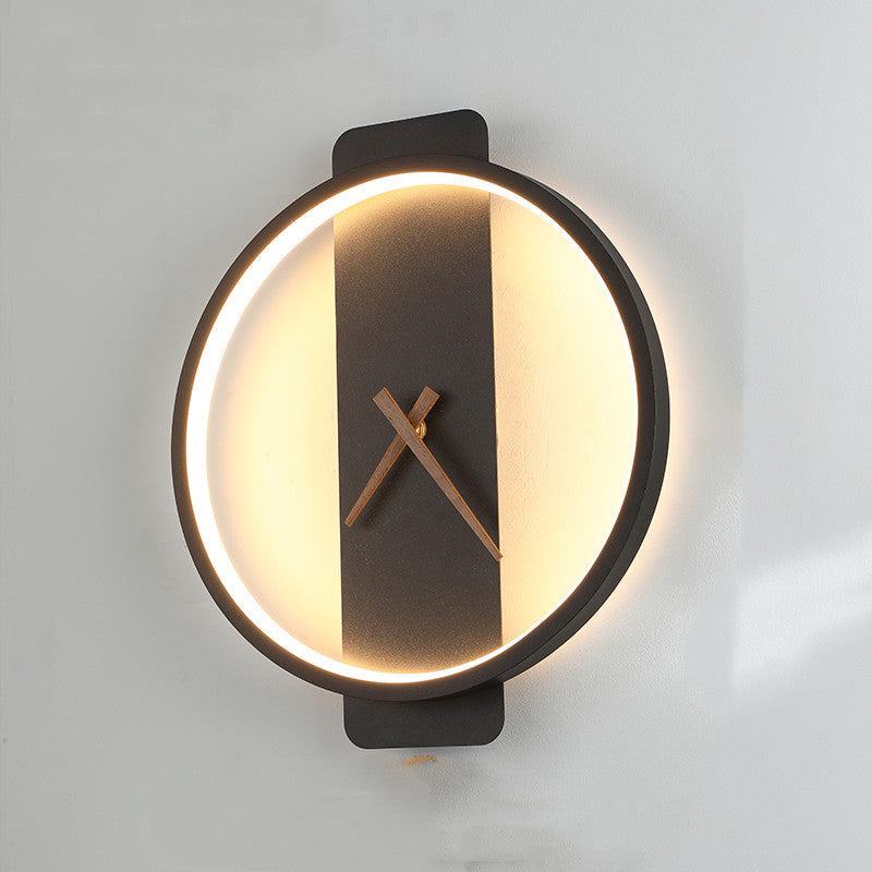 Nordic Acrylic Wall Lamp | LED | 300×300mm | 50,000hr | Round & Square | Black & Gold | 110V & 220V