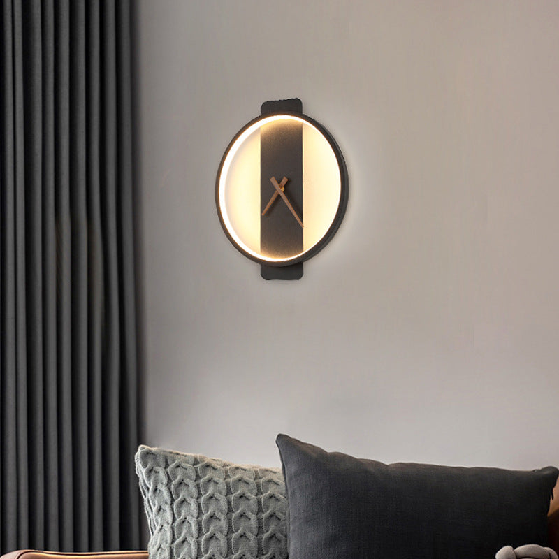 Nordic Acrylic Wall Lamp | LED | 300×300mm | 50,000hr | Round & Square | Black & Gold | 110V & 220V