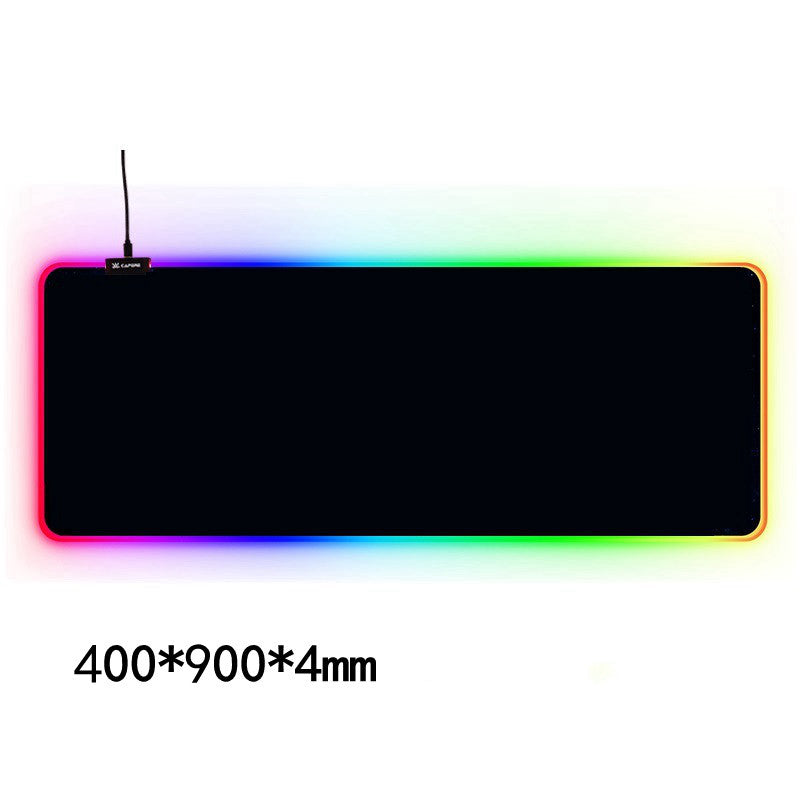 RGB LED Gaming Mouse Pad | Luminous Lighting | Waterproof Cloth | Stitched Edges | 7 Sizes