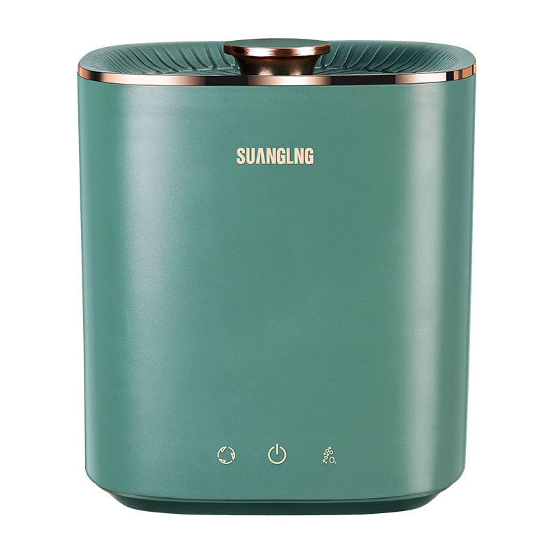 Mini Portable Washing Machine | 10W | Ozone Sterilisation | Blue Light | 15-Min Quick Wash | 110–220V | Green & White