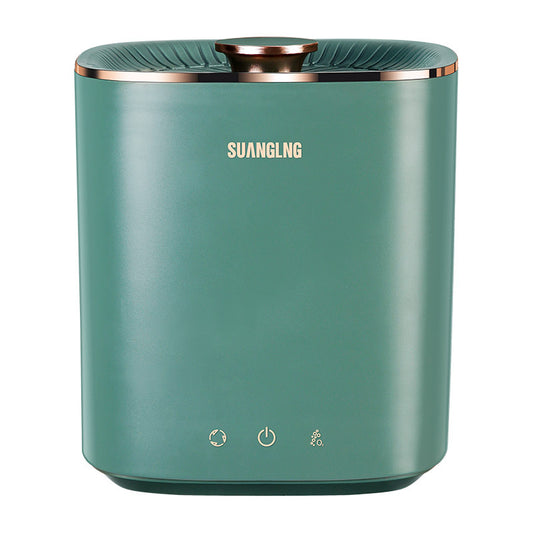 Mini Portable Washing Machine | 10W | Ozone Sterilisation | Blue Light | 15-Min Quick Wash | 110–220V | Green & White