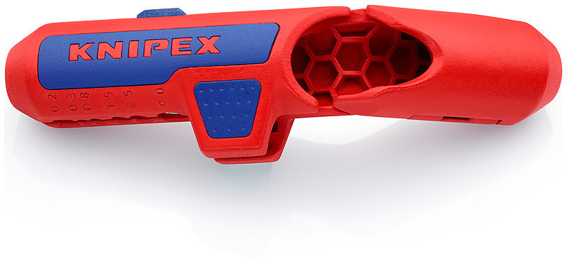 KNIPEX German-Style Wire Stripper | Curved Handle, 135mm, 8-13mm Cable, CAT5-7 & Coaxial, 2 Styles