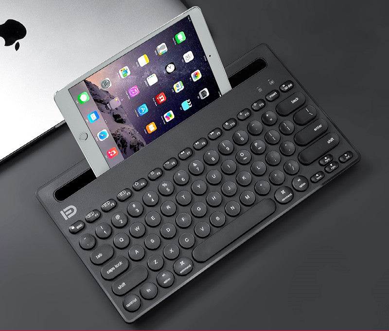 Wireless Bluetooth Keyboard & Mouse Combo Set | USB Bluetooth, Black & Pink, Optional Storage Bag
