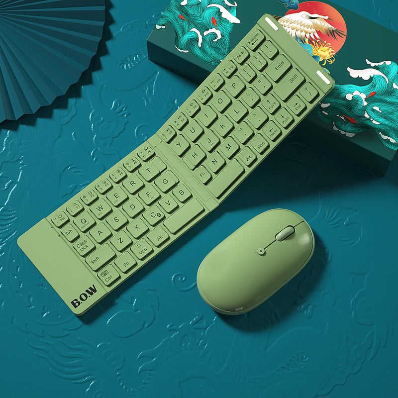 Foldable Bluetooth Keyboard | Wireless | Quiet Keys | Touchpad | Business & Travel | Keyboard Only & Keyboard + Mouse | 2 Colours